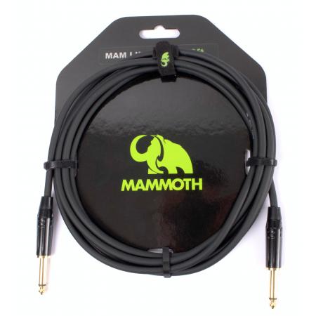 Cables de guitarra Mammoth MAMLINESG20 Premium Cable Guitarra Jack Jack 6M