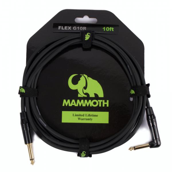 Mammoth MAMFLEXG10R Profesional Cable Guitarra Acodado 3M