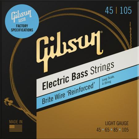 Cuerdas Bajo Gibson SBGLSL Long Scale Cuerdas Bajo Eléctrico 45-105