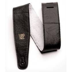 Correas Guitarra Ernie Ball EB4137 Correa Cuero Italiano Comfort Collection Negra