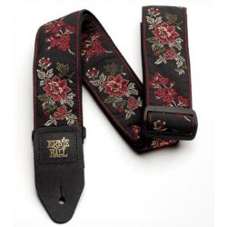 Correas Guitarra Ernie Ball EB4142 Jacquard Polypro Correa Guitarra Red Rose