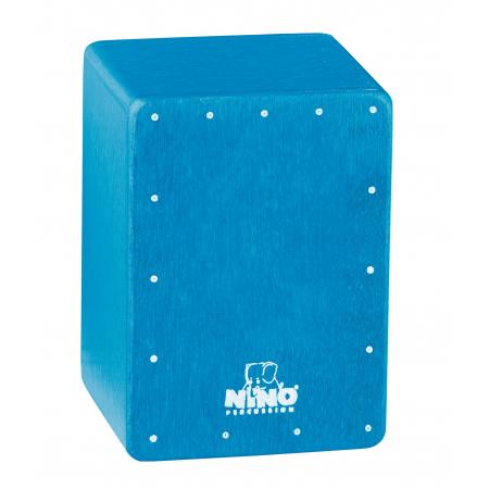 Pequeña percusión Nino Percussion NINO955B Mini Shaker Cajón Azul