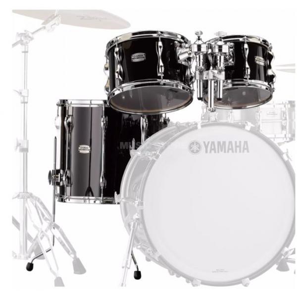 Yamaha Recording Custom Set Toms 10 12 16 Solid Black