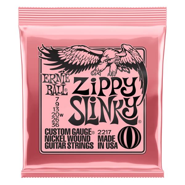Ernie Ball Slinky Zippy Cuerdas para Guitarra Eléctrica 7-36