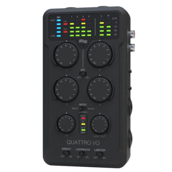 IK Multimedia Irig Quattro Interface Audio