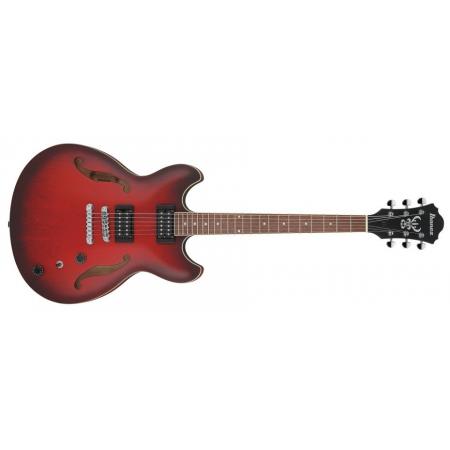Guitarras Eléctricas Ibanez AS53 Guitarra Eléctrica Sunburst Red Flat