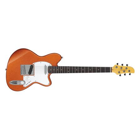 Guitarras Eléctricas Ibanez YY20 Yvette Young Guitarra Eléctrica Orange Cream Sparkle