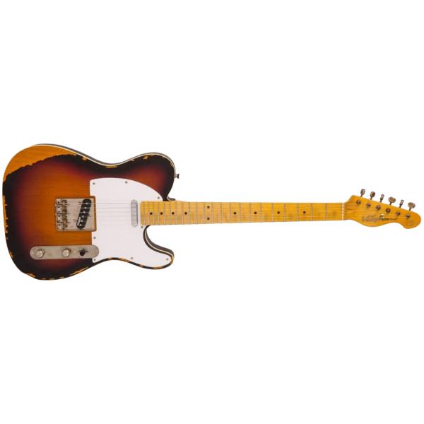 Vintage V59 Icon Guitarra Eléctrica Distressed Sunburst