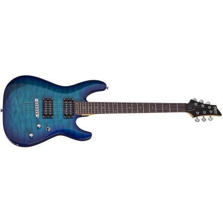 Guitarras Eléctricas Schecter C6 Plus Guitarra Eléctrica Ocean Blue Burst