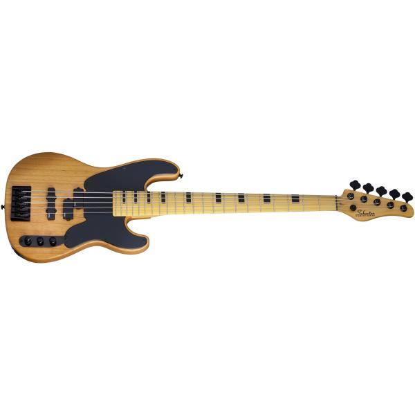 Schecter Model T Session 5 Bajo Eléctrico Aged Natural Satin