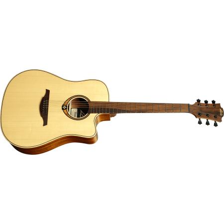 Guitarras Electroacústicas LAG Tramontane 88 A/E Cutaway Guitarra Electroacústica Natural