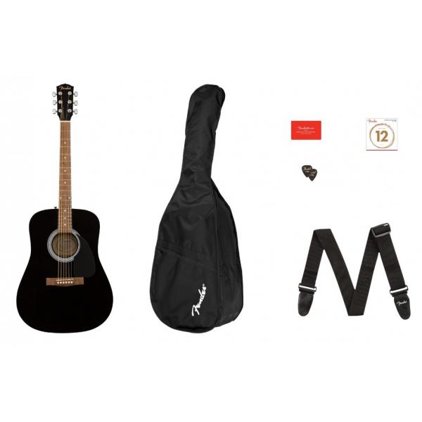 Fender FA115 Pack Guitarra Acústica Black Walnut