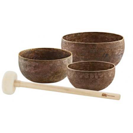 Instrumentos de Percusión Étnica  Sonic Energy SBO2200 Pack 3 Cuencos Tibetanos
