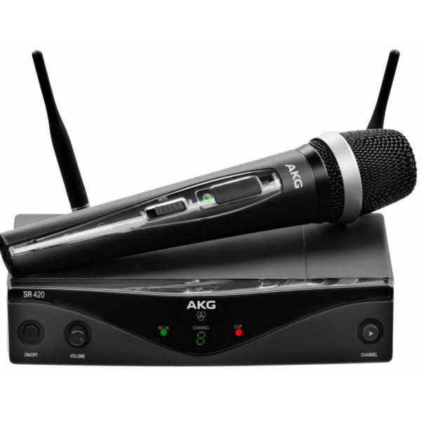 AKG RA4000BEW Sistema Inalámbrico UHF Vocal Band M Con Micrófono y Receptor