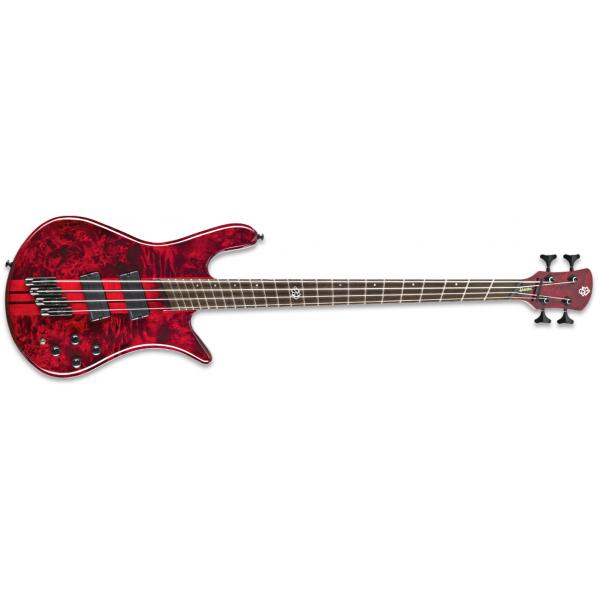 Spector Ns Dimension 4 Bajo Eléctrico Infierno Red Gloss