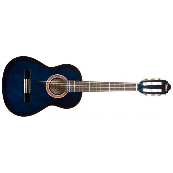 Valencia Guitarra Clásica VC102BUS 1/2 Blue Burst