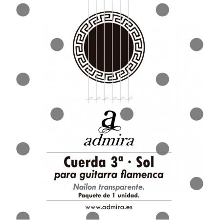 Cuerdas Guitarra Clásica Admira CA503FL 3º Cuerda Guitarra Flamenca