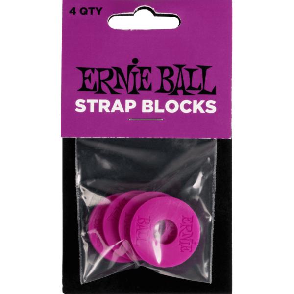 Ernie Ball 5618 Strap Blocks Pack 4 Moradas