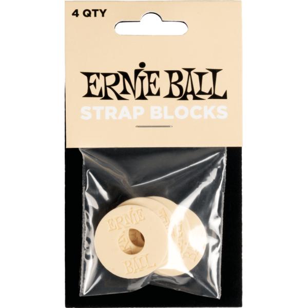 Ernie Ball 5624 Strap Blocks Pack 4 Crema