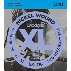 Cuerdas de Guitarra Eléctrica D'Addario EXL116 Juego Cuerdas Guitarra Eléctrica