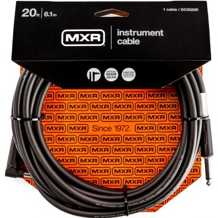 Cables de guitarra MXR DCCIS20R Cable Instrumento Acodado 6M