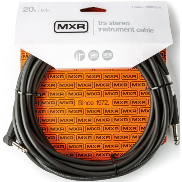 MXR DCIST20R Cable Jack TRS-Acodado 6M