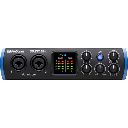 Interface de Audio PreSonus STUDIO 24C Interfaz De Audio USB-C de 2x2