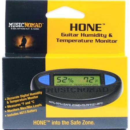 Limpieza y herramientas Luthería Music Nomad MN312 Medidor De Temperatura Y Humedad Hone