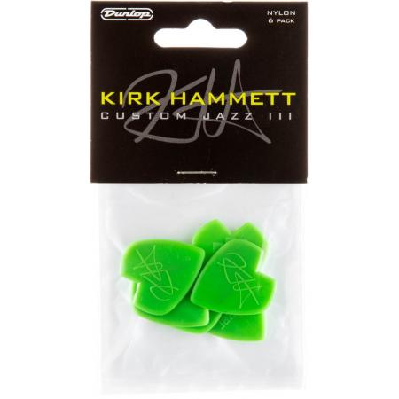 Púas Dunlop 47PKH3N Kirk Hammett Jazz III Pack 6 Púas