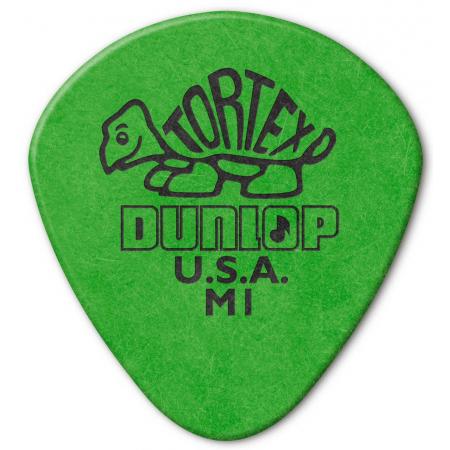 Púas Dunlop 472RM1 Tortex Jazz I Green Medium Pack 36 Púas