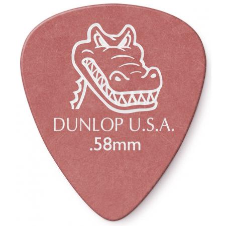Púas Dunlop 417R58 Gator Grip 0,58MM Bolsa 72 Púas