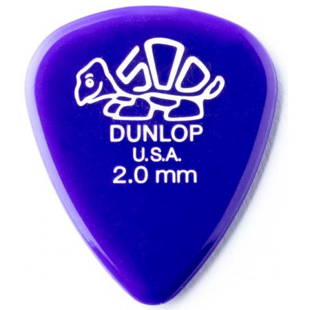 Púas Dunlop 41R200 Delrin Dur 2MM Bolsa 72 Púas