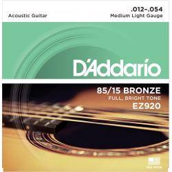 Cuerdas Guitarra Acústica D'Addario EZ920 Juego Cuerdas Guitarra Acústica