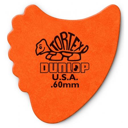Púas Dunlop 414R060 Tortex Fins 0,60MM 72 Púas