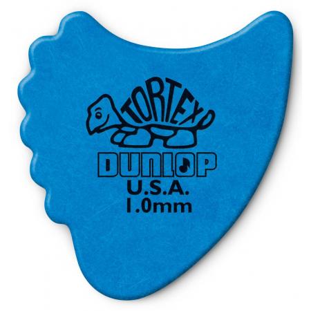 Púas Dunlop 414R100 Tortex Fins 1MM 72 Púas