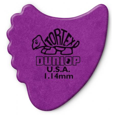 Púas Dunlop 414R114 Tortex Fins 1,14MM 72 Púas
