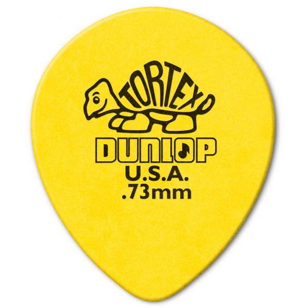 Dunlop 413R073 Tortex Teardrop 0,73MM 72 Púas