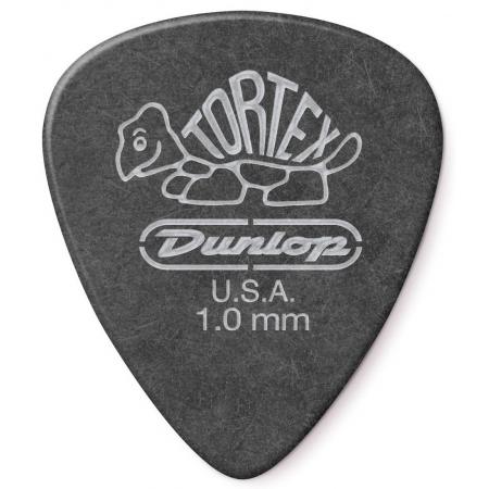 Púas Dunlop 488R100 Tortex Pitch Black Standard 1MM 72 Púas