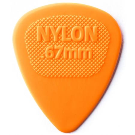 Púas Dunlop 443R067 Nylon Midi Standard 0,67MM 72 Púas