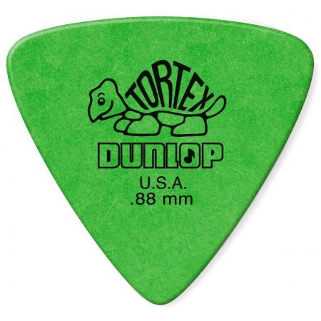 Púas Dunlop 431R-088 Tortex Triangle Bolsa 72 Púas 88Mm