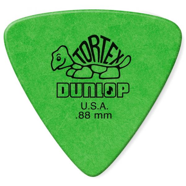 Dunlop 431R-088 Tortex Triangle Bolsa 72 Púas 88Mm