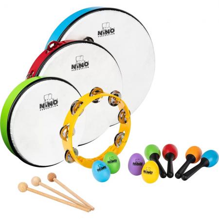 Pequeña percusión Nino Percussion NINOSET9 Pack Instrumentos Percusión
