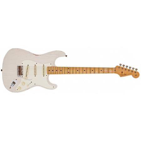 Guitarras Custom Shop  Fender Custom Shop 57 Stratocaster Relic Aged White Blonde Guitarra Eléctrica