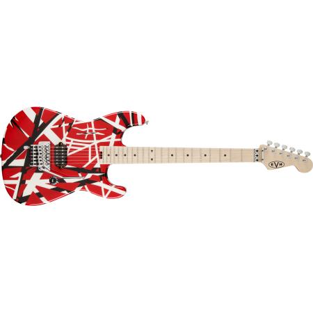Guitarras Eléctricas EVH Stripped Series Roja y Negra Guitarra Eléctrica