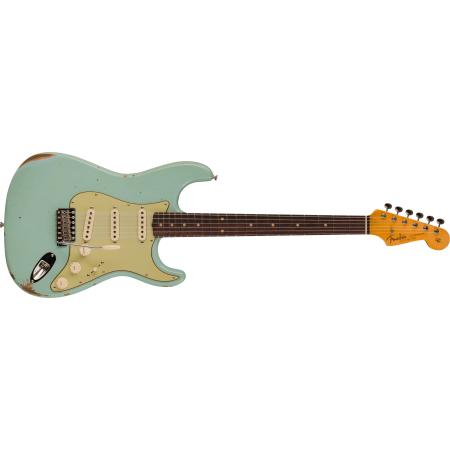 Guitarras Custom Shop  Fender Custom Shop 62S Stratocaster Daphne Blue Guitarra Eléctrica