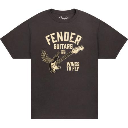 Merchandising y regalos Fender Wingst To Fly S Vintage Black Camiseta