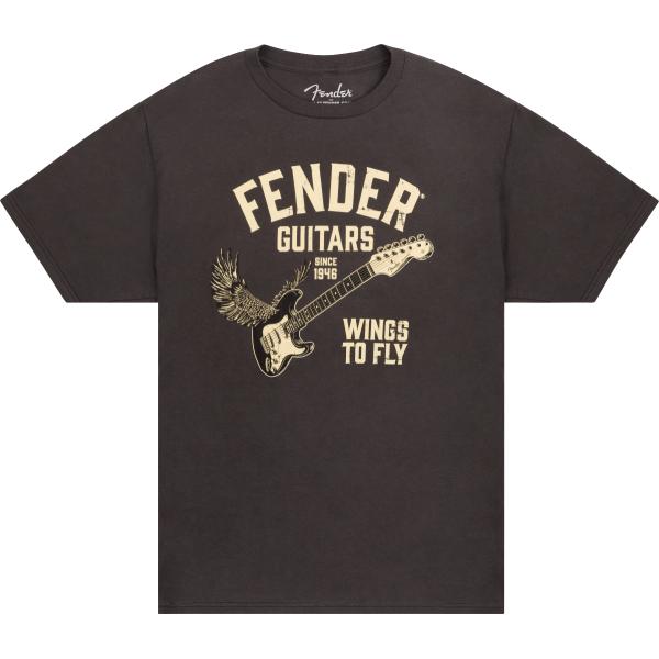 Fender Wingst To Fly S Vintage Black Camiseta