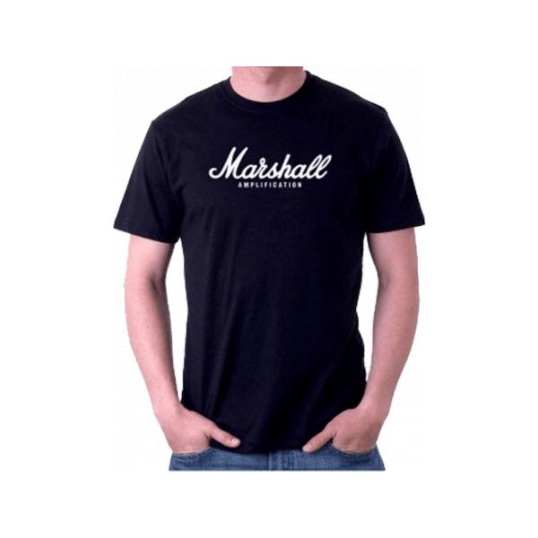 Marshall Talla L Chica Negra Camiseta