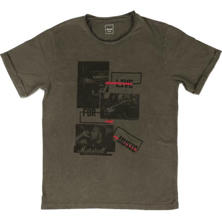 Merchandising y regalos Marshall Live For Music Tee S Camiseta