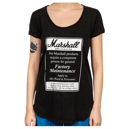 Merchandising y regalos Marshall Live For Music Tee Mujer M Camiseta